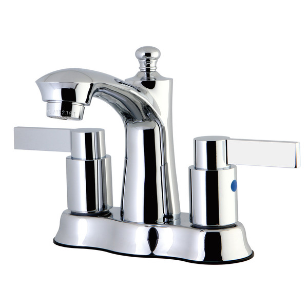 Nuvofusion FB7611NDL 4-Inch Centerset Bathroom Faucet with Retail Pop-Up FB7611NDL